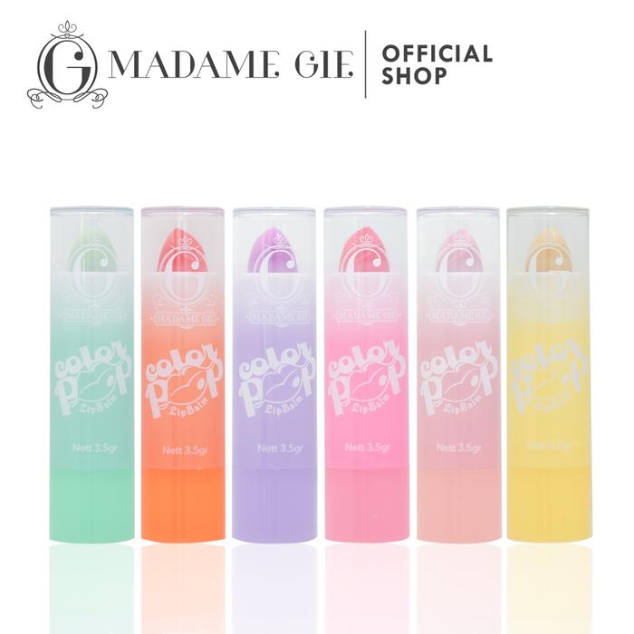 Gambar MADAME GIE COLOR POP LIP BALM 3.5gr - GRAPE dari PEACH KEBUN AGUNG undefined Tokopedia