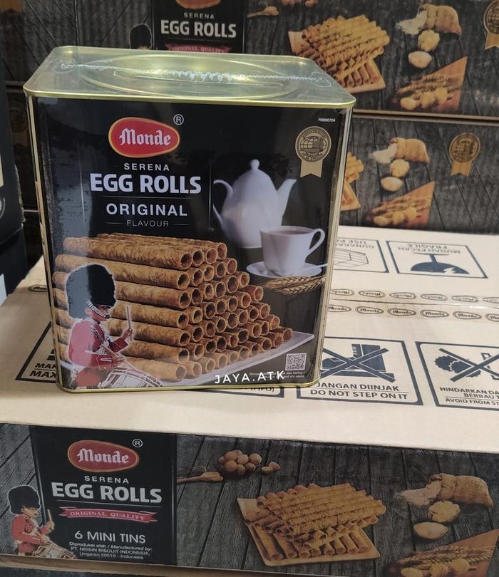 Gambar BISKUIT MONDE EGG ROLL SERENA 600 GR BESAR dari JAYA.ATK undefined Tokopedia