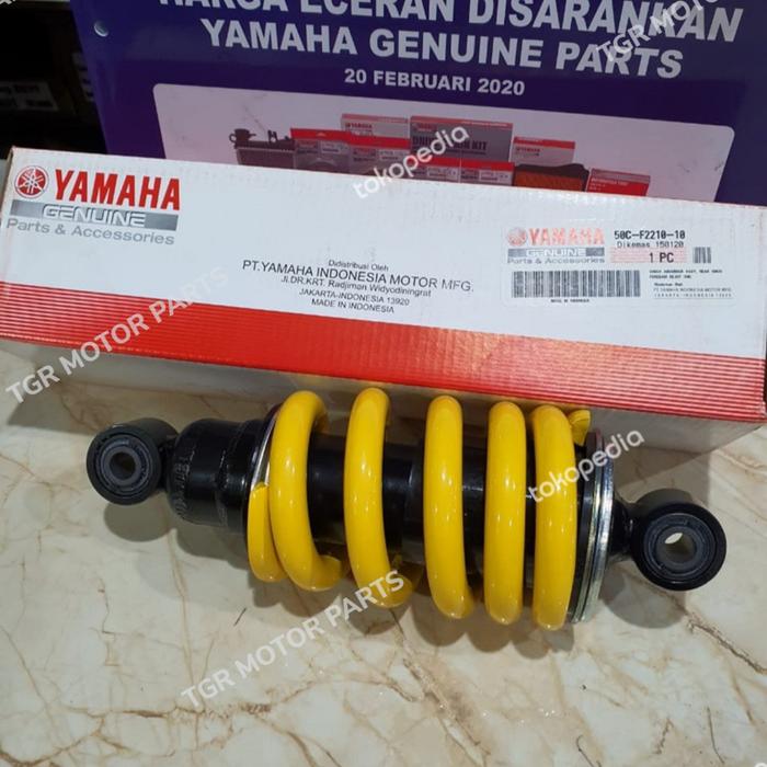 Gambar SHOCKBREAKER / MONOSHOCK BELAKANG JUPITER MX NEW ORIGINAL 50C-F2210-10 dari TGR MOTOR PARTS undefined Tokopedia