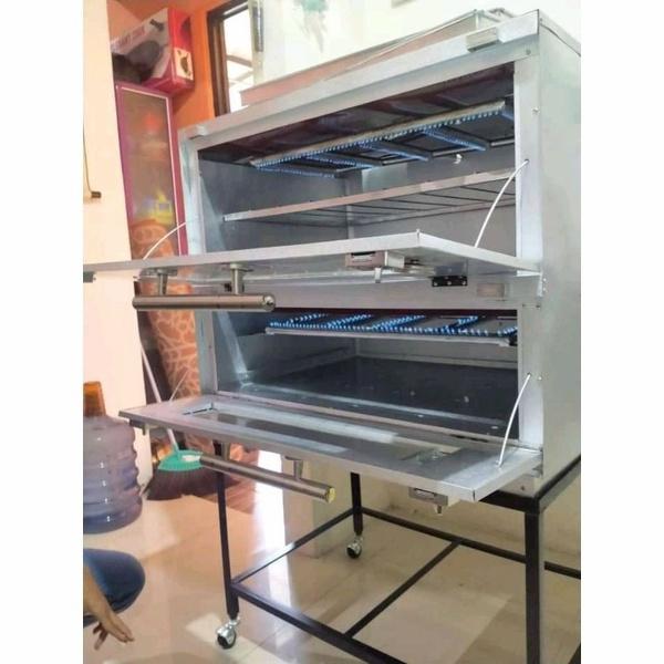Gambar oven gas LPG 80cm - silver, galvalum dari pengrajincetakankue undefined Tokopedia
