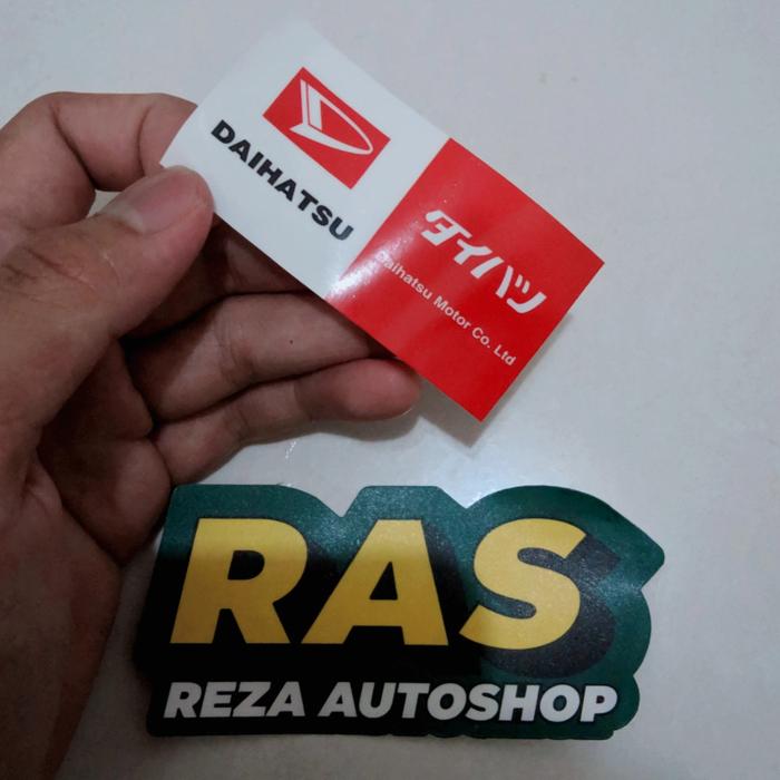 Gambar stiker sticker decal mirror Daihatsu jdm dari Reza autoshop undefined Tokopedia