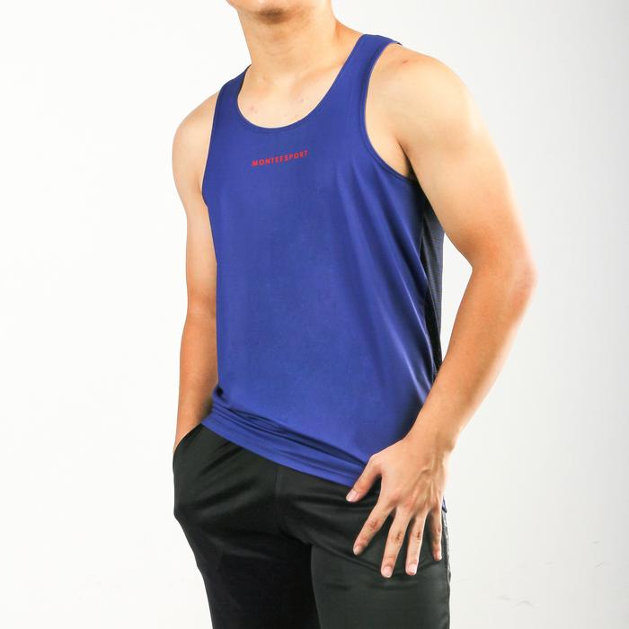 Gambar Running Jersey Pria Singlet Montee Sport Spectrum Series Jogging - Royal Blue, S dari Montee undefined Tokopedia