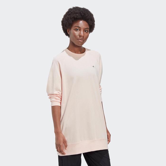 Jual Adidas Women Sweatshirts Trefoil Pink Tint Originals 32