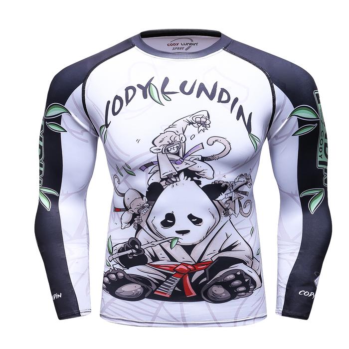 Gambar Rash Guard Murah Superhero Fitness Surfing BJJ MMA Compression Shirt - VA-AR0052, M dari twinflame factory undefined Tokopedia