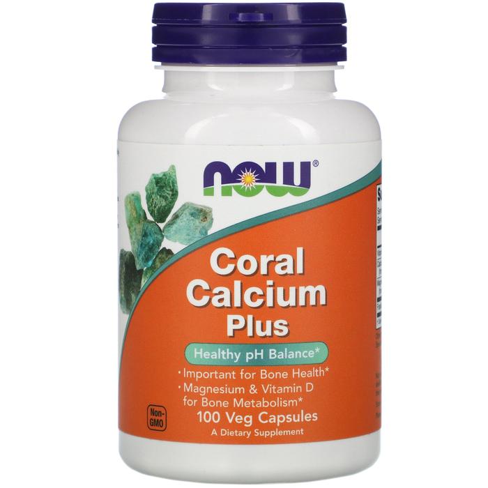 Gambar NOW Foods Coral Calcium Plus 100 Capsules dari Healthy Worldd undefined Tokopedia