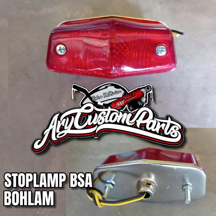 Gambar lampu belakang stoplamp bsa kucing cb 100 racing custom dll - bsa bohlam dari Ary Custom Parts Cikarang undefined 2 Tokopedia