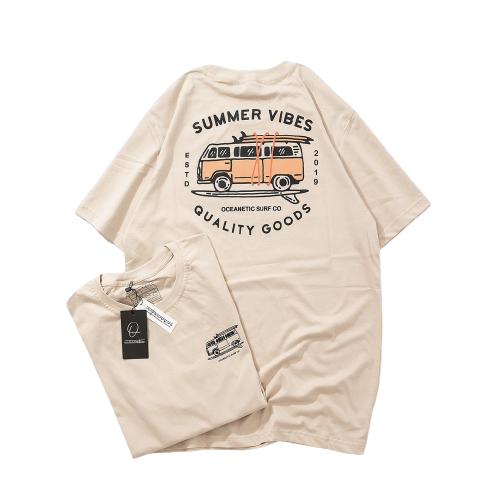 Gambar Kaos Pria Wanita Oceanetic Original lengan pendek motif keren - SumerVibes Krem, M dari URANG BDG undefined Tokopedia