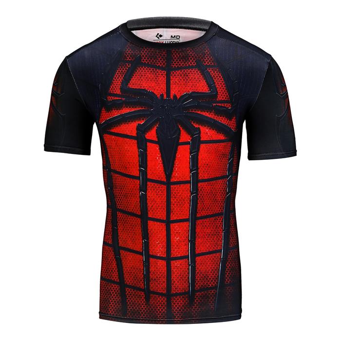 Gambar Rash Guard MMA Rushguard Fitness BJJ Compression Superhero Shirts AA14 - L dari TWINFLAMEFACTORY undefined Tokopedia