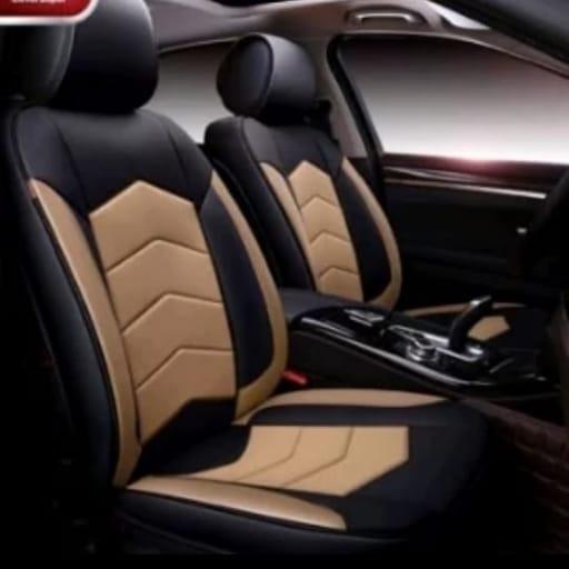 Gambar sarung jok mobil innova V 2005-2014 fullset jok 3baris - mocca dari Oscar_Indonesia undefined Tokopedia