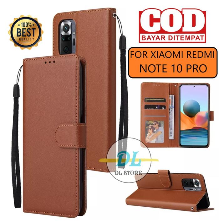 Custodia In Pelle Per Xiaomi Redmi Note 10 Pro/Pro Max – Flip A Libro Con Portafoglio, Dente Di Leone