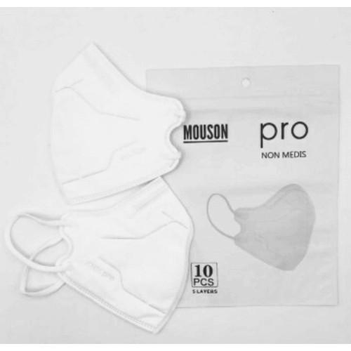 Gambar Masker MOUSON Pro Mask KN95 Duckbill KN 95 FaceMask ORIGINAL isi 10pcs - WHITE dari Kesardhani Store undefined Tokopedia
