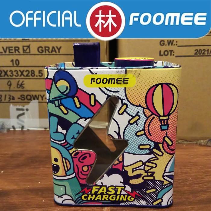 Gambar Toples Kaleng Kosong Bekas Kabel / Charger / Earphone - Foomee - NK10e dari Liem Group undefined Tokopedia