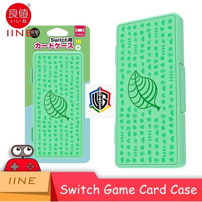 Gambar Iine Nintendo Switch Game Card Case 8+8 Animal Crossing Leaf Green dari waroengame M2SQ undefined Tokopedia