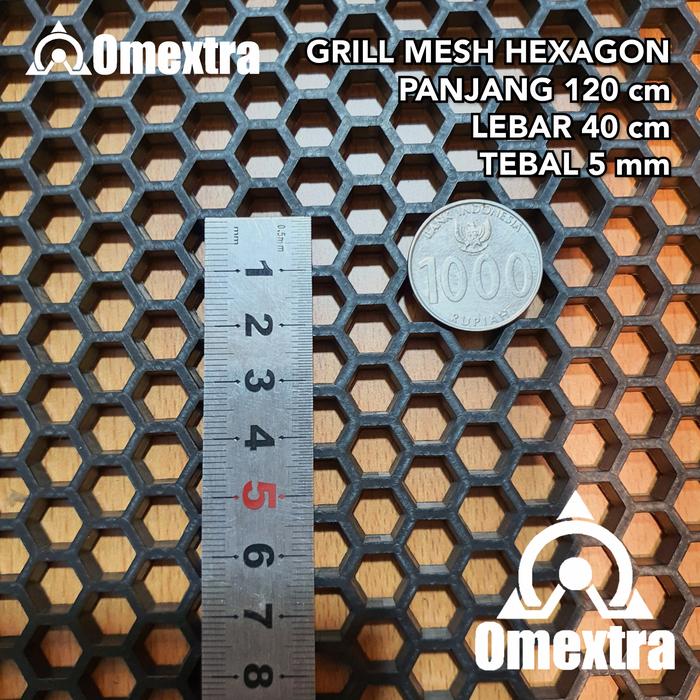 Gambar Car Grill Mesh Honeycomb 3D BIG GrillMesh Grille Sheet Jaring Bumper - HEXAGON, 1/2 (60x40cm) dari OMEXTRA undefined Tokopedia