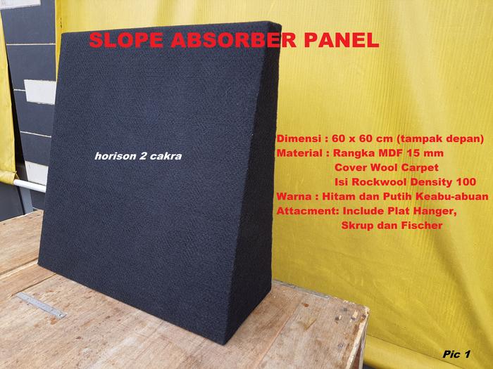 Gambar Slope Absorber Acoustic Panel - Hitam dari Horison Dua Cakra undefined Tokopedia