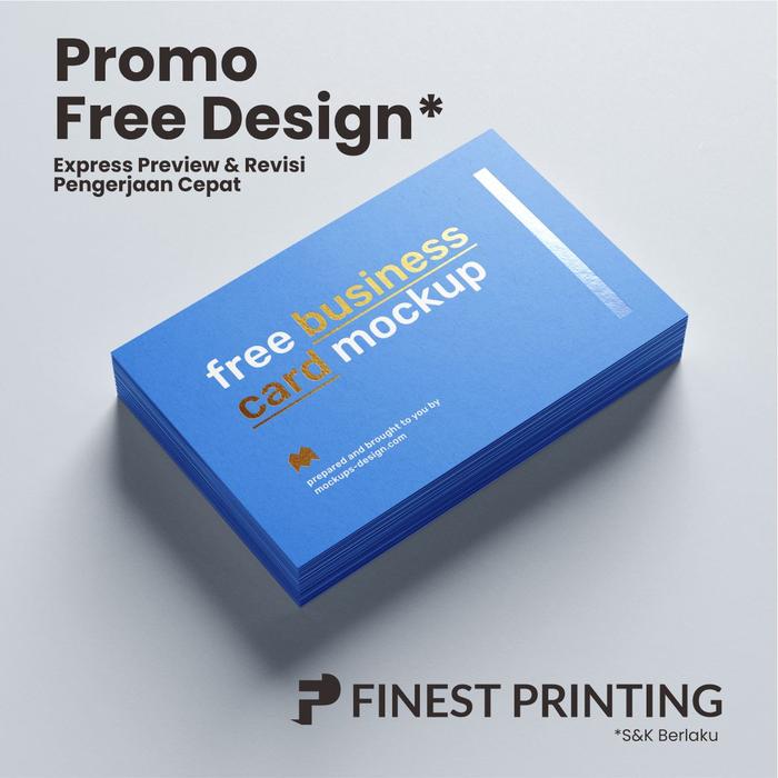 Gambar Cetak Kartu Nama 1 sisi 1 box (isi 100) laminasi doff dari FINEST PRINTING undefined Tokopedia