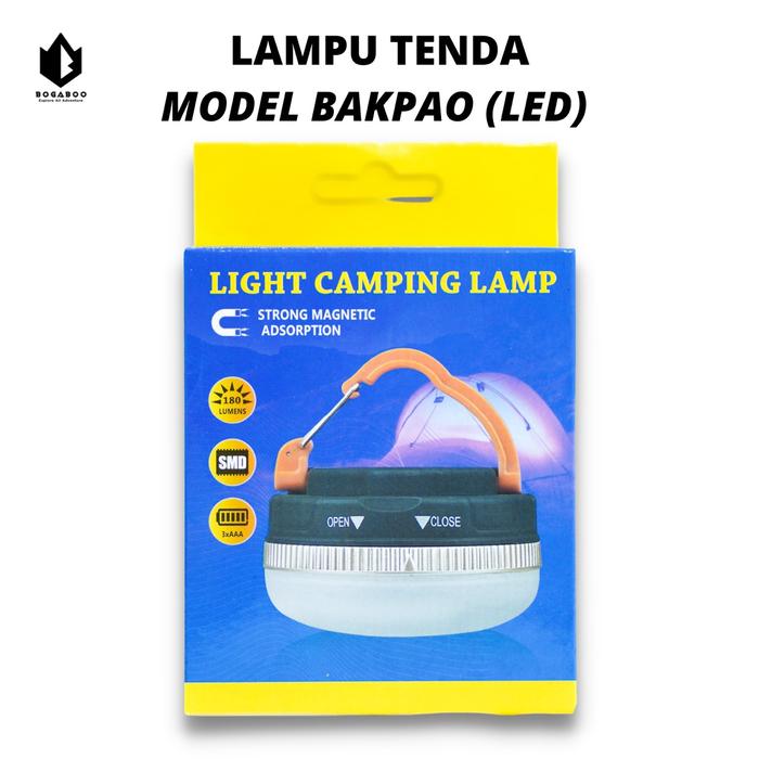 Gambar Lampu Camping LED Model Bakpao - Lampu Tenda - Lampu Kemah- Lampu Mini dari BOGABOO INDONESIA undefined Tokopedia