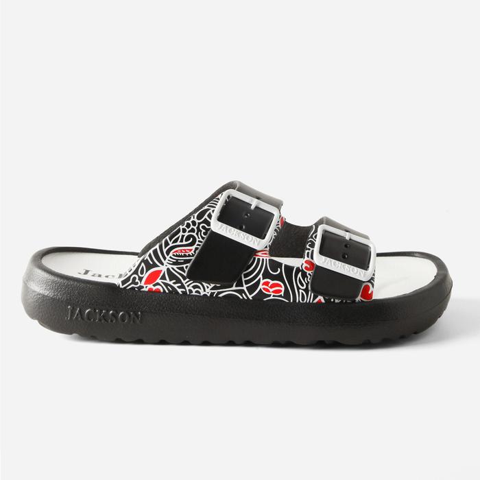 Gambar Jackson Sandal Slide Ask 3JP Black - 40 dari Jackson Shoes undefined Tokopedia