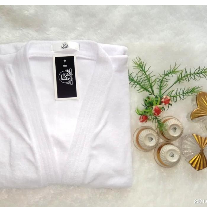 Gambar Handuk kimono dewasa jumbo pria wanita/kimono tebal murah terkini - Putih, All Size dari tanamalstore16 undefined Tokopedia