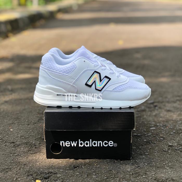 sepatu wanita nb 997 import full white Putih, 38 di Monster Shoes100  Tokopedia