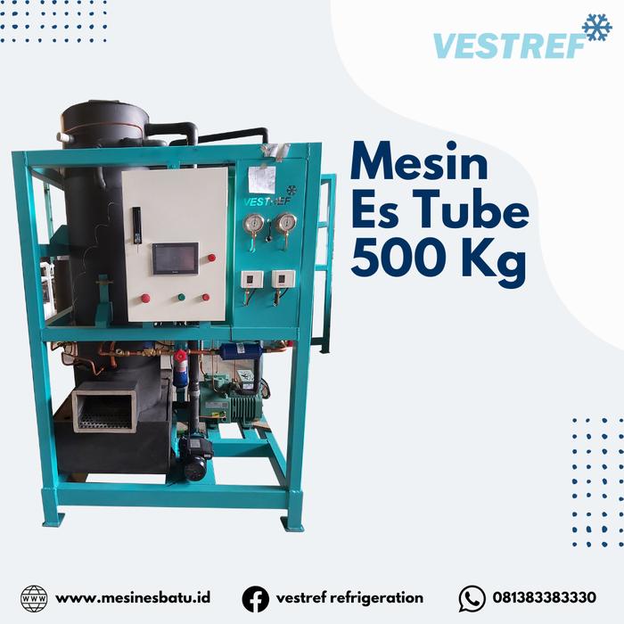 Gambar Mesin Es Kristal || MET005 - 500kg/24 Jam dari VESTREF ICE TUBE MACHINE undefined Tokopedia