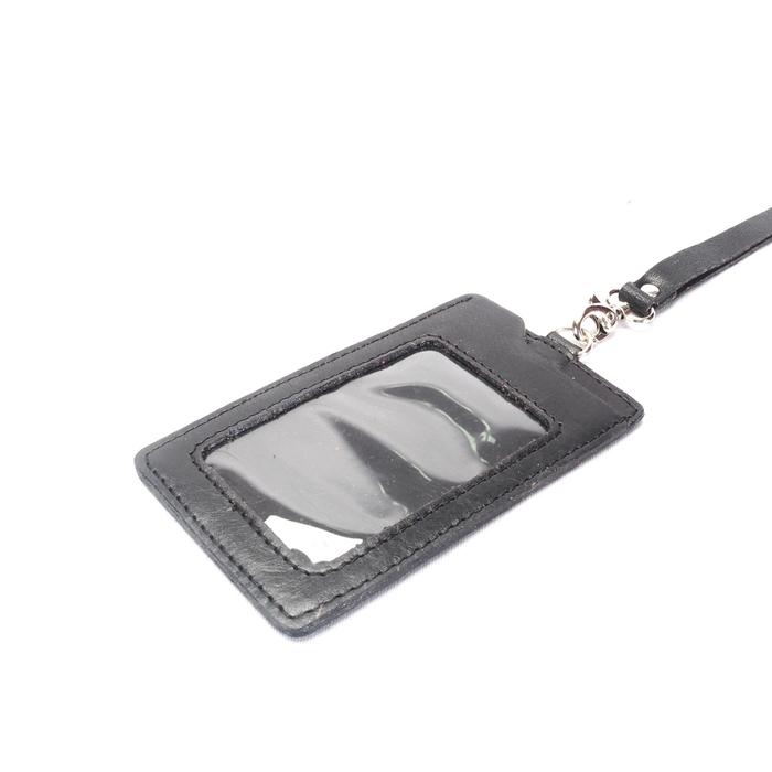 Gambar BUCINI ID Card Holder Kulit Asli - ID Card H - Hitam dari Bucini Kab. Sleman Tokopedia