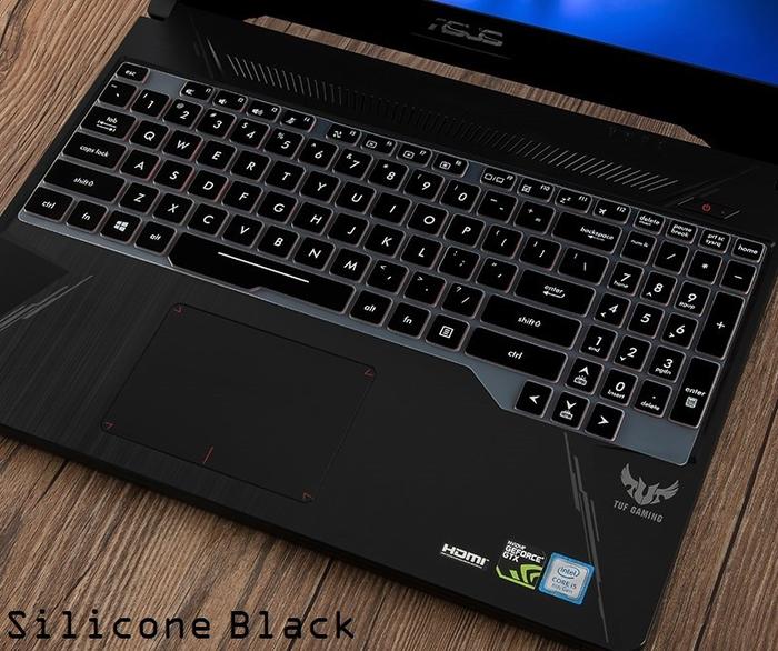 Gambar Cover Keyboard Protector TPU - Asus TUF ROG FX504 FX505 GL504 GL704 - Silicone Black dari NVlogic undefined Tokopedia