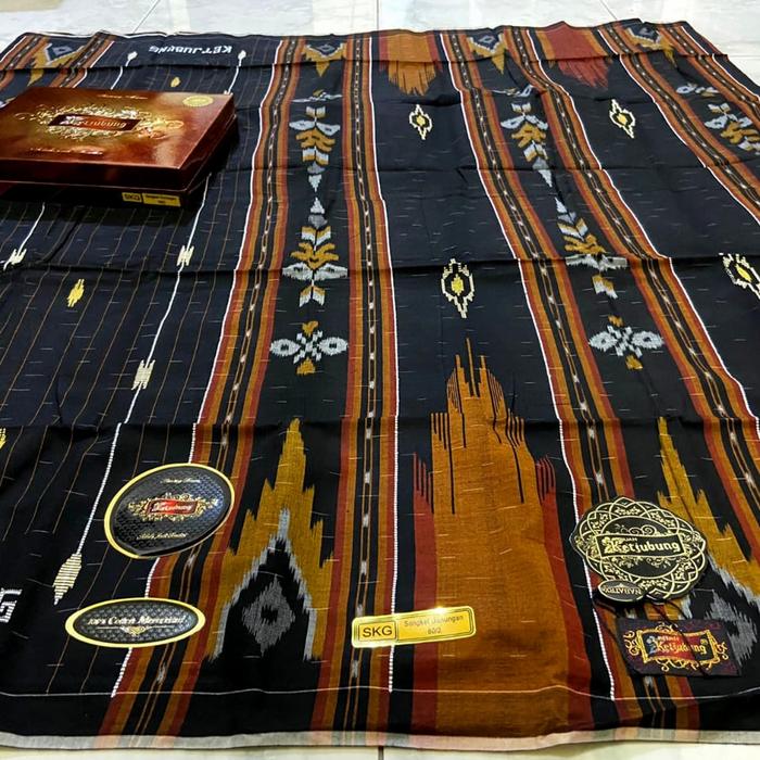 Gambar sarung ketjubung gold hitam tipe SKG - 2 dari @nggunfashion95 undefined Tokopedia