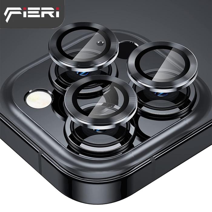 Gambar Fieri Pelindung Kamera iPhone 13 Series - Anti Retak & Gores Premium untuk 13 / 13 Mini / 13 Pro / Pro Max - Black, 13 Pro Max dari iShopHereid undefined Tokopedia