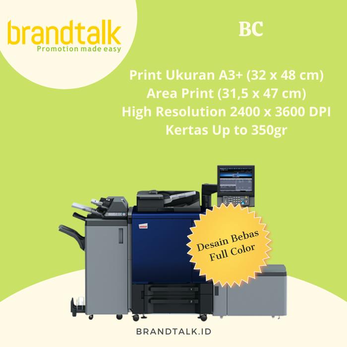 Gambar Cetak Print Custom Kertas BC / Manila 200 gr Ukuran 32,5 cm x 48 cm dari Brandtalk Advertising_NEW undefined Tokopedia