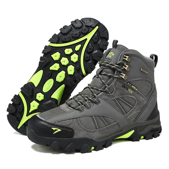 Gambar Sepatu Gunung SNTA 499 Hiking Boots OriginalSemi Waterproof Grey Green - 39 dari Okebuy Net undefined Tokopedia