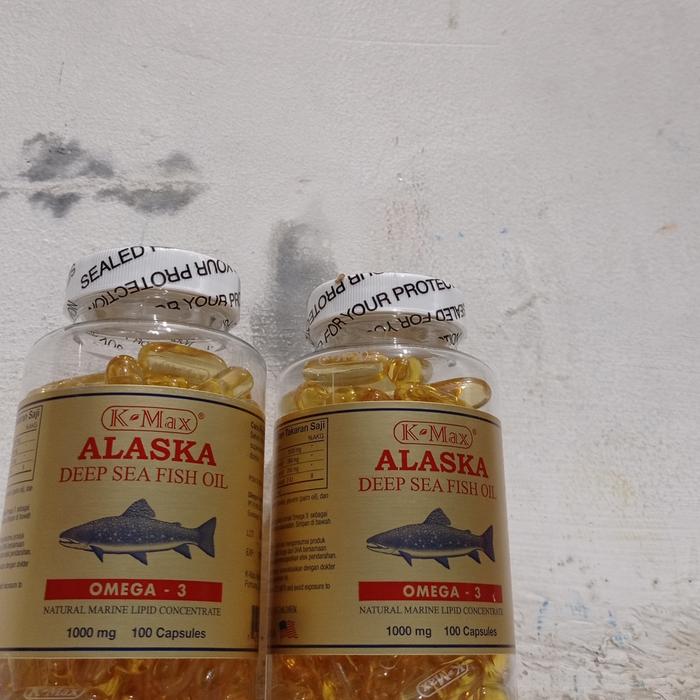 Jual K-Max alaska Deep sea oil omega 3 1000mg isi 100 capsul - Jakarta  Barat - doni alkes | Tokopedia