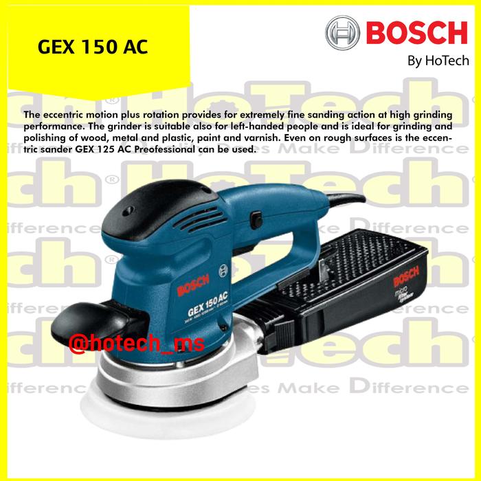 Image of Bosch GEX 125 AC on Bosch website