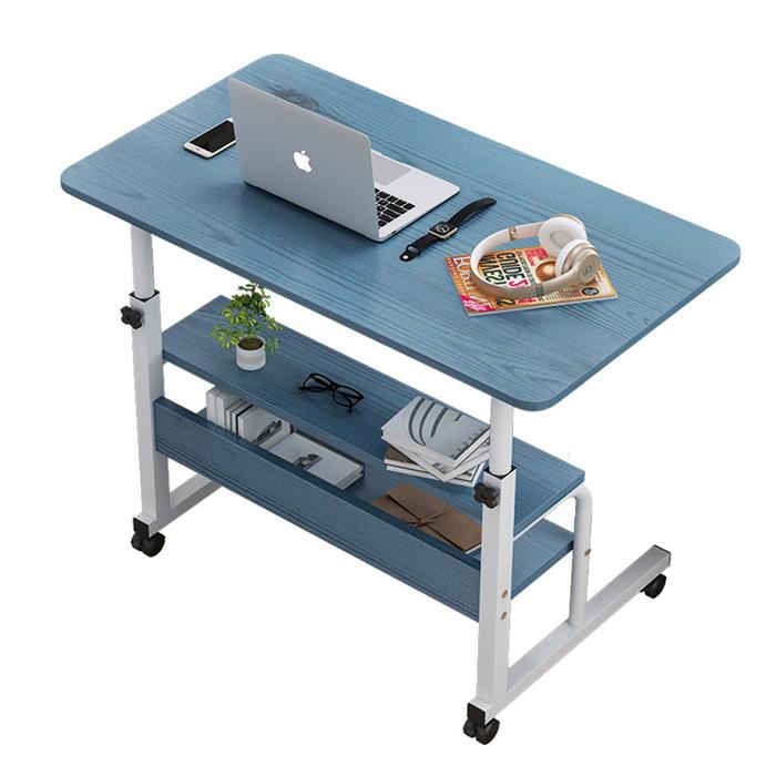 Gambar Meja Laptop dan Printer Stand Adjustable Portable Multifungsi - Biru dari Homerizq Indonesia undefined Tokopedia
