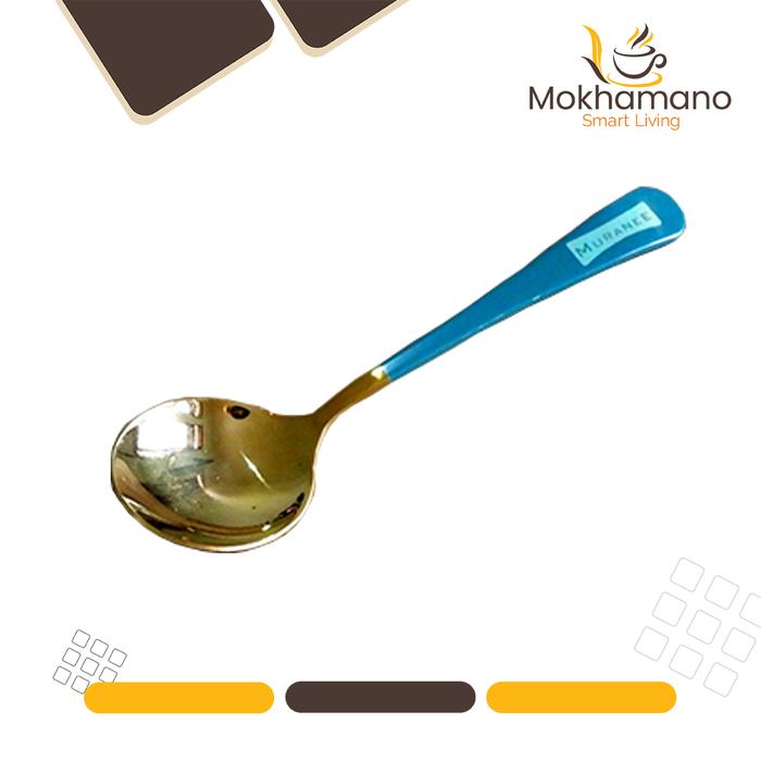 Gambar Muranee Coffee Cupping Spoon Sendok Bulat Kopi Stainless Barista DX02 - Green Gold dari Mokhamano Coffee undefined Tokopedia