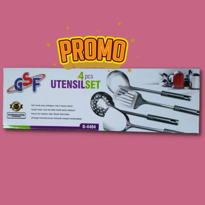 Gambar Spatula set isi 4, 6 &7pcs.kichen tools peralatan untuk masak. - 4pcs dari JUJUSIDKI undefined Tokopedia