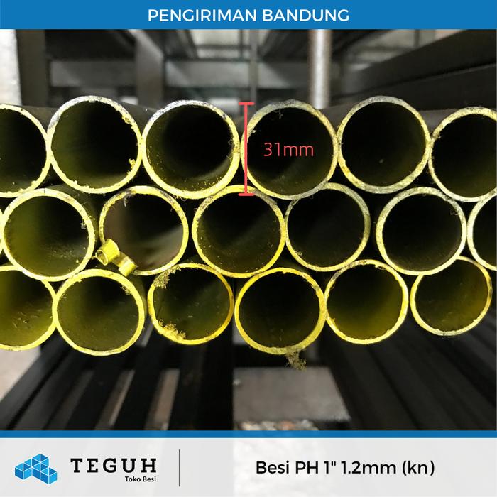 Gambar Besi pipa hitam 1" 1.20mm (kn) dari Teguh tokobesi undefined Tokopedia