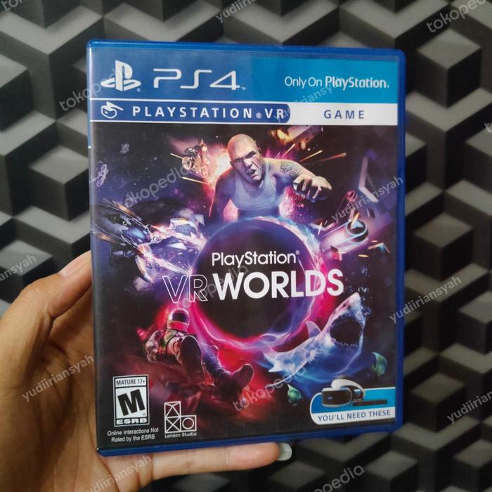 Jual kaset BD ps4 playstation VR worlds 