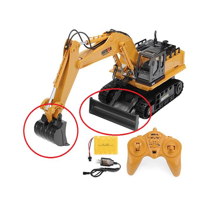Gambar Miniatur Bego RC Excavator Besi Mainan Konstruksi Berkualitas Bagus - HN1510 dari Bengkel Pak Agus undefined Tokopedia