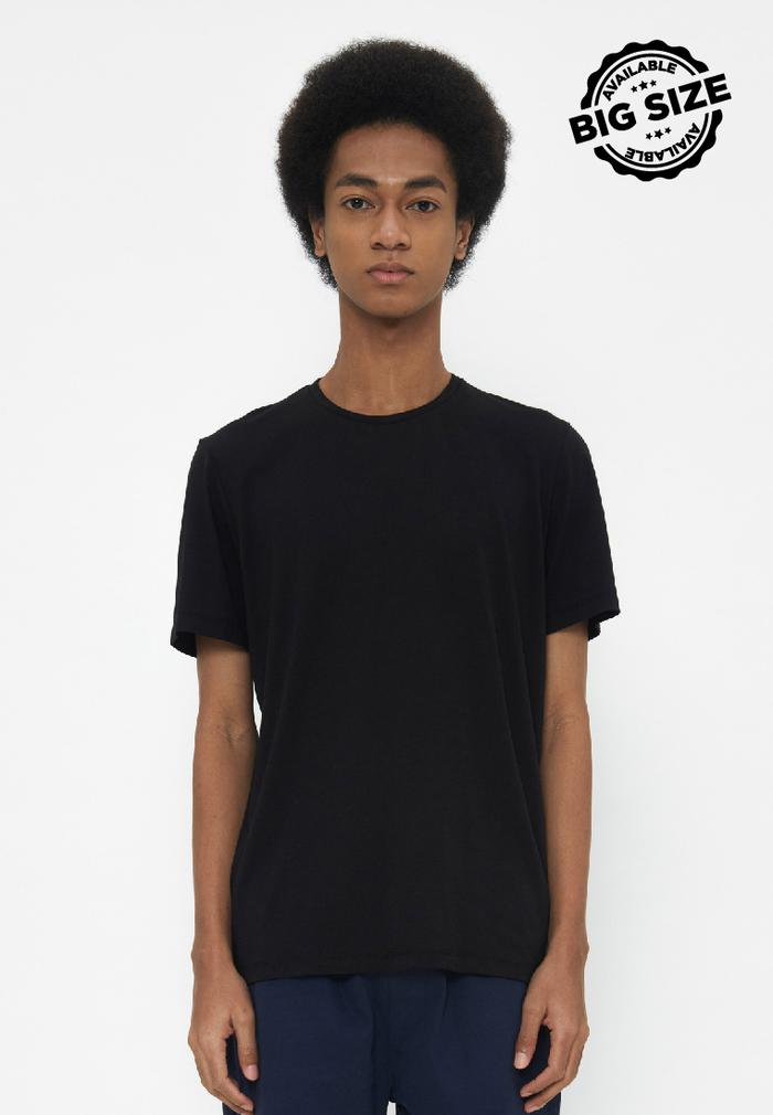 Gambar MANZONE Kaos Pria Lengan Pendek SLIM FIT Chirag Bestbuy-Black - 3L dari Manzone Store undefined Tokopedia