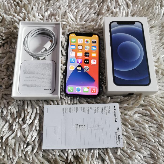 Gambar iPhone 12 Mini 64GB Resmi iBox Normal semua - hitam dari bepestore_NEW undefined Tokopedia