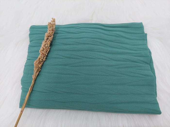 Gambar Hijab Bergo Maryam Plisket Padi / Jilbab Instan Dewasa /Kerudung Bergo - Pad - Tosca dari ZahiraScarves.id undefined Tokopedia