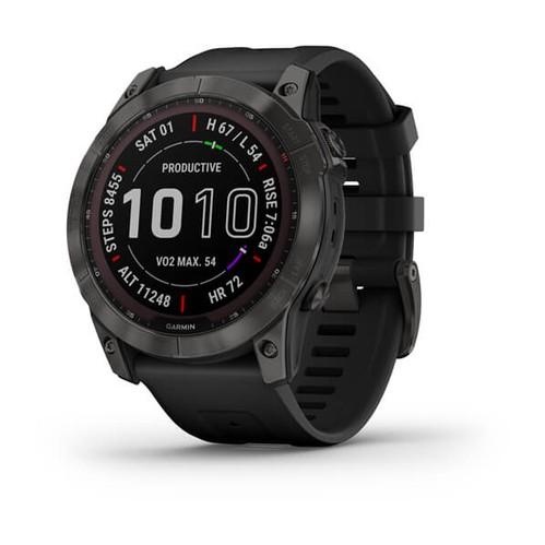 Jual Garmin Fenix 7x Sapphire Solar Carbon Gray DLC Titanium Black