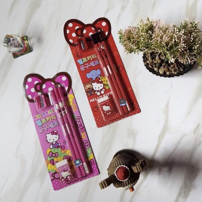 Gambar Hello Kitty Sanrio stationery set dari Wonery undefined Tokopedia