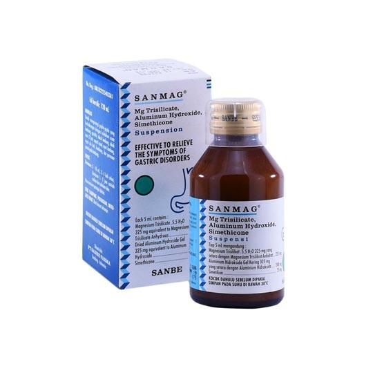 Gambar SANMAG SUSPENSI 120 ML - MENGATASI MAAG DAN PERUT KEMBUNG dari Apotek Sobat Wibisana undefined Tokopedia