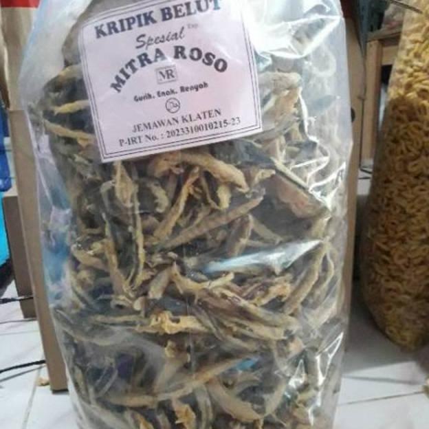 Gambar Keripik belut super asli Klaten || kripik belut dari Tryonn undefined Tokopedia