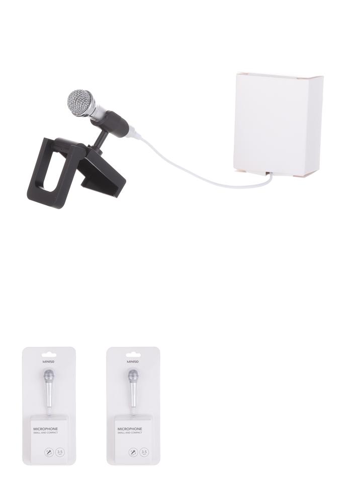 Gambar MINISO Microphone Mikropon Mikrofon Mini Ponsel Microphone Aksesori - Silver dari minisoshopid undefined Tokopedia