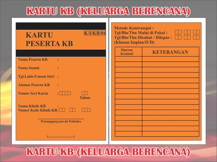 Gambar kartu peserta KB harga per 50 pcs - b1 dari AR MULTIMEDIA undefined Tokopedia
