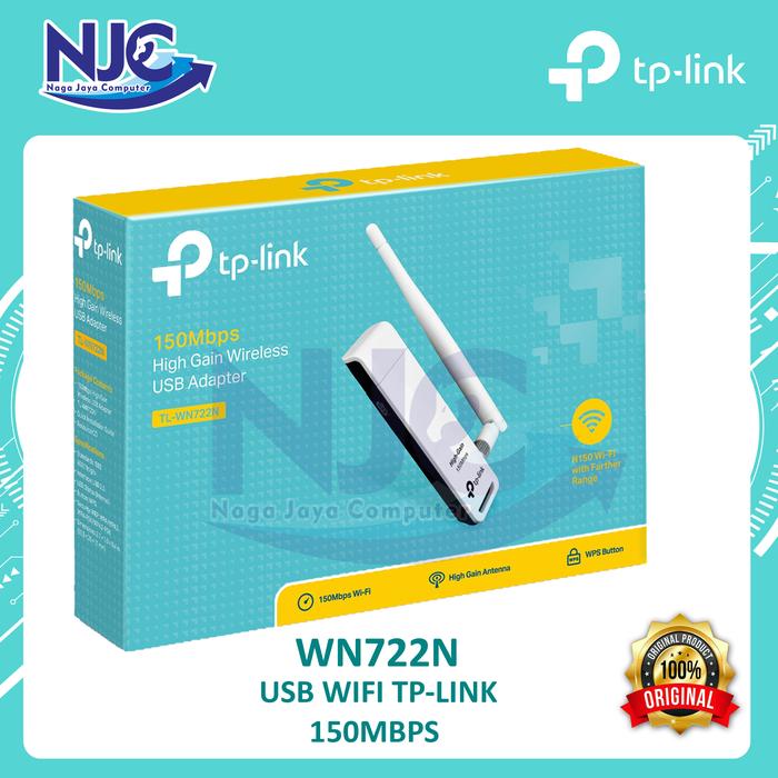 Gambar USB WIFI TP-LINK WN-722N 150MBPS dari Naga Jaya Computer undefined Tokopedia