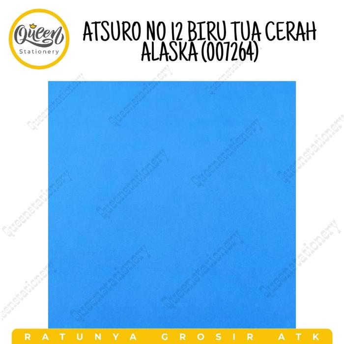 Gambar KERTAS ATSURO ALASKA / KERTAS WARNA / KERTAS ASTURO / KERTAS WARNA - BIRU TUA CERAH dari queen.stationery undefined Tokopedia